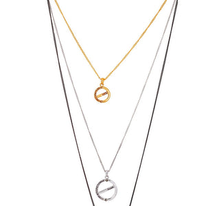 Estele 24 kt Multi Layer Necklace Set for Women & Girls